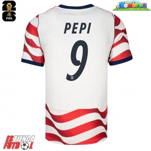 Estados Unidos Ricardo Pepi #9 Primera Equipación Mundial 2026 Manga Corta